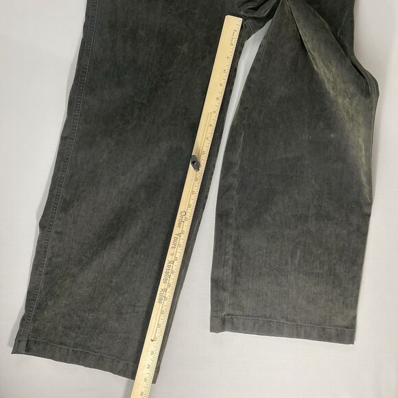 Universal Thread Jumpsuit Stretch Velvety Flocked Denim Women's 16 Olive Green - Picture 9 of 16